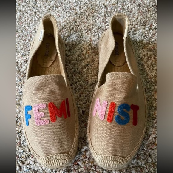 Soludos Shoes - Soludos Beige Espadrilles with Colorful Embroidery